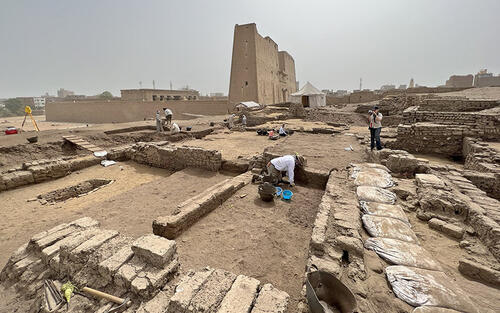 excavation site in Egypt